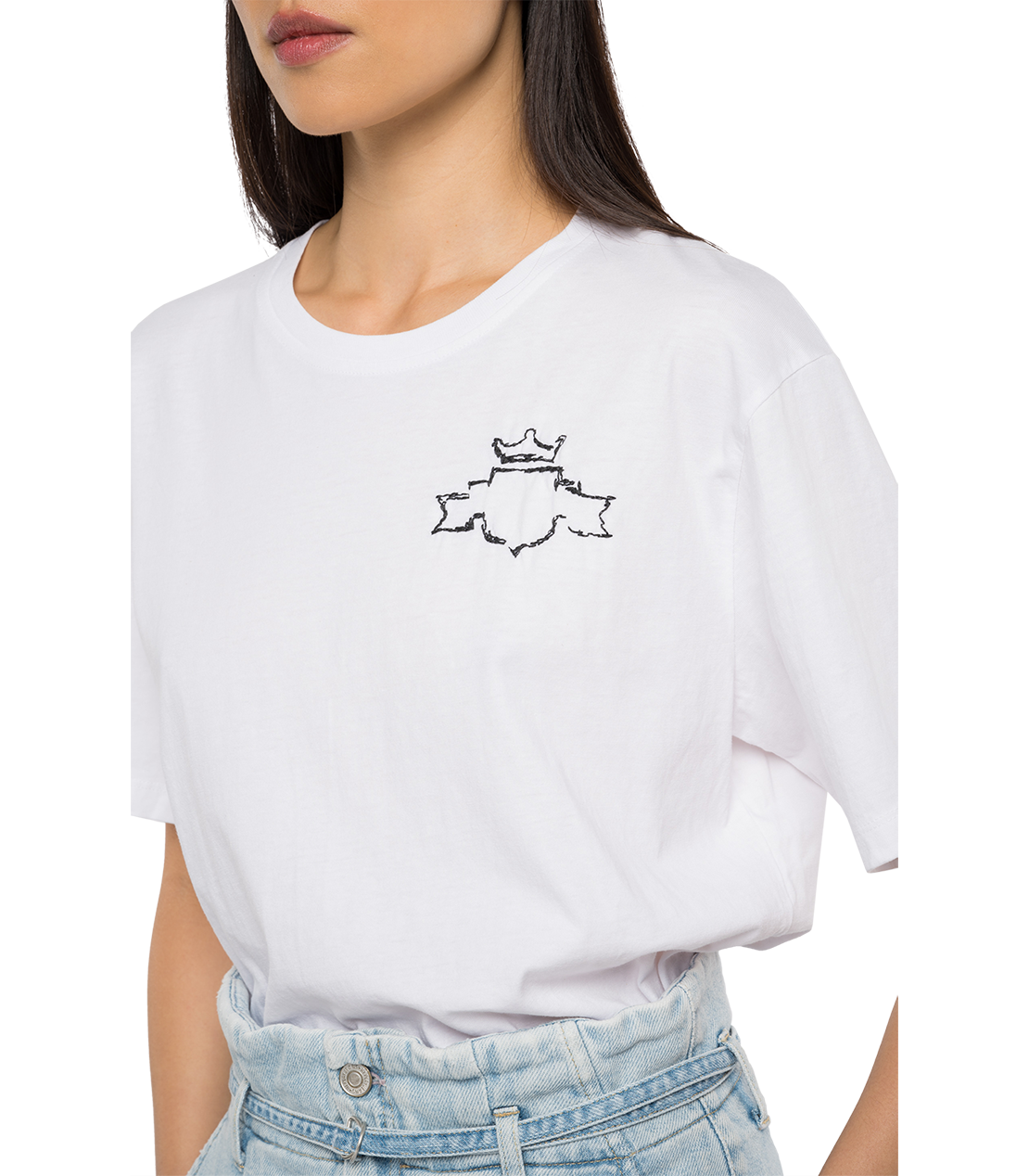 ピースダイオーガニックコットンジャージーTシャツ 詳細画像 ホワイト 6